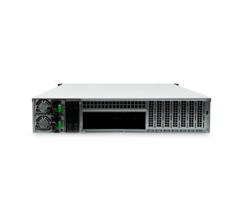 Серверный корпус/ 2U chassis; E-ATX, ATX, Micro-ATX, Mini-ITX MBs; 12 x 3.5'' hs + 2 x 2.5'' hs rear; 800 Wt CRPS(1+1); no rails