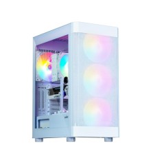 корпус ZALMAN i4 TG, ATX, WHITE, FRONT MESH, WINDOW, 2x3.5", 2x2.5", 1xUSB2.0, 2xUSB3.0, FRONT 3x140mm FRGB, REAR 1x140mm FRGB