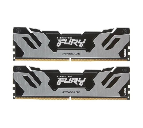 Оперативная память Kingston 32GB 8000MT/s DDR5 CL38 DIMM (Kit of 2) FURY Renegade Silver XMP