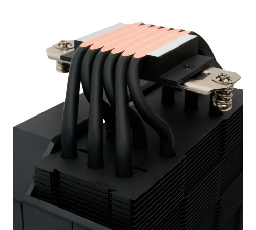 Кулер для процессора/ CPU Cooler HSPD A116 BLACK ARGB (250W, 4-pin PWM, 155mm, Al/Cu, 6x6mm, ARGB, 1x120mm, 68CFM, 25dBA, 1650RPM, S: 1851/1700/1200/20XX/115X/13XX, AM5/AM4/AM3/AM2/AM3+/AM2+/FM2/FM1, black) Кулер для процессора/ CPU Cooler HSPD A116 BLACK ARGB (250W, 4-pin PWM, 155mm, Al/Cu, 6x6mm, ARGB, 1x120mm, 68CFM, 25dBA, 1650RPM, S: 1851/1700/1200/20XX/115X/13XX, AM5/AM4/AM3/AM2/AM3+/AM2+/FM2/FM1, black)