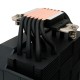 Кулер для процессора/ CPU Cooler HSPD A116 BLACK ARGB (250W, 4-pin PWM, 155mm, Al/Cu, 6x6mm, ARGB, 1x120mm, 68CFM, 25dBA, 1650RPM, S: 1851/1700/1200/20XX/115X/13XX, AM5/AM4/AM3/AM2/AM3+/AM2+/FM2/FM1, black)