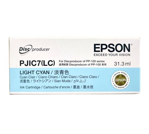 Картридж/ EPSON C13S020689 PJIC7 Light Cyan Discproducer Ink PP-100 Картридж/ EPSON C13S020689 PJIC7 Light Cyan Discproducer Ink PP-100