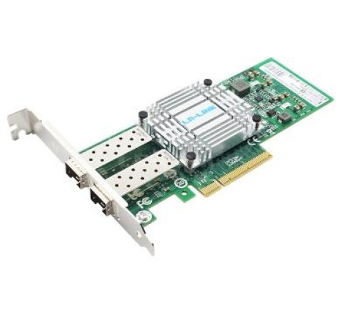Сетевая карта LR-Link NIC PCIe x8, 2 x 10G SFP+, Intel 82599ES(X520-DA2) chipset (FH+LP)