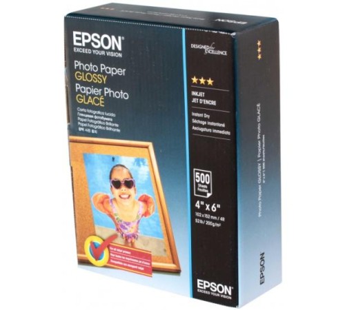 Бумага/ Epson Photo Paper 10x15 500 sheet Бумага/ Epson Photo Paper 10x15 500 sheet