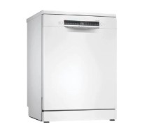 Посудомоечная машина BOSCH Serie 4, Отдельностоящая посудомоечная машина 60см;14 комплектов, 3 корзины ,цвет:белый; Класс A-A-A; уровень шума 50 дБ; инверторный мотор; 6 программ,