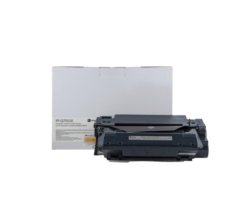 Картридж F+ imaging, черный, 13 000 страниц, для HP моделей LJ P3005dn/P3005x/M3027 (аналог Q7551X), FP-Q7551X (Вскрытая упаковка)