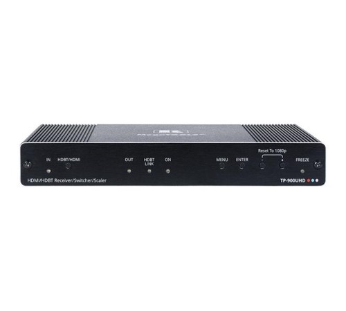 Бесподрывный приемник HDMI, Аудио, RS-232, ИК, Ethernet по витой паре HDBaseT со встроенным масштабатором и дополнительным входом HDMI; поддержка 4К60 4:2:0, POE [50-80519090]