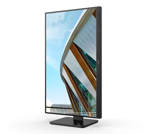 Монитор LCD 23.8'' 16:9 1920х1080(FHD) VA, 75 Hz, 300 cd/m2, 3000:1, 50М:1, 4ms, VGA, DVI, HDMI, DP, USB-Hub, Height adj, Pivot, Tilt, Swivel, Speakers, Black (Вскрытая упаковка)