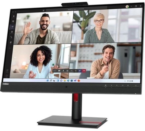 Монитор Lenovo ThinkVision T27hv-30 27" 16:9 QHD (2560x1440) IPS, AG, 4ms, 300N, 1xHDMI 2.1, 1xDP 1.4, 1xDP Out, 1xUSB-C 3.2 Gen 1 (DP Alt Mode), 4xUSB 3.2 Gen 1, 1xRJ45, 5MP Camera+Mic, 5Wx2 Speakers, 1Y
