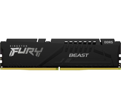 Память оперативная/ Kingston 8GB 5600MT/s DDR5 CL40 DIMM FURY Beast Black XMP Память оперативная/ Kingston 8GB 5600MT/s DDR5 CL40 DIMM FURY Beast Black XMP