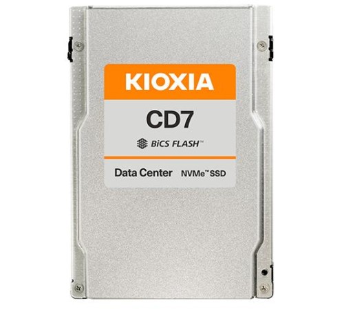 SSD накопитель KIOXIA Enterprise SSD 2,5"(SFF/U.2), CD7-R, 3840GB (3.84TB), NVMe 1.4/PCIe 4.0 1x4, R6650/W3200MB/s, IOPS(R4K) 1100K/180K, MTTF 2,5M, 1DWPD/5Y (Read Intensive), TLC BiCS Flash™ SSD накопитель KIOXIA Enterprise SSD 2,5"(SFF/U.2), CD7-R, 3840GB (3.84TB), NVMe 1.4/PCIe 4.0 1x4, R6650/W3200MB/s, IOPS(R4K) 1100K/180K, MTTF 2,5M, 1DWPD/5Y (Read Intensive), TLC BiCS Flash™