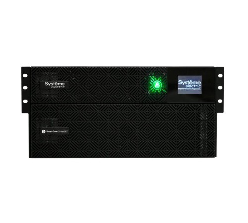 Источник бесперебойного питания Systeme Electric Smart-Save Online SRT, 6000VA/6000W, On-Line, Extended-run, Rack 2U+3U(Tower convertible), LCD, 6xC13, 4xC19, USB, RS-232, Pre-Inst. Web/SNMP