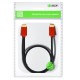 GCR Кабель 3.0m HDMI версия 2.0, HDR 4:2:2, Ultra HD, 4K 60 fps 60Hz/5K*30Hz, 3D, AUDIO, 18.0 Гбит/с, 28/28 AWG, OD7.3mm, тройной экран, черный, красные коннекторы, GCR-HM451-3.0m