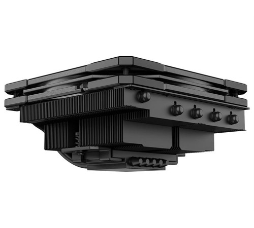 Кулер для процессора ID-COOLING IS-55 ARGB LGA1700/1200/115X/AM5/AM4 низкопрофильный высота 55mm (27шт/кор, TDP 125W, PWM, 5 тепл.трубок + медная база, ARGB FAN 120mm, черный) BOX