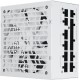 Блоки питания/ Power Supply SAMA G1000 White (HAT-1000yzB1G), 1000W 80+ Gold (ATX, 3.1, PCIe 5.0, Full modular, 1x24(20+4)pin mesh 550mm, 2xCPU 8(4+4)pin 700mm, 3xPCIe*2 8(6+2)pin 600mm, 1x12VHPWR PCIe 5.1 12+4pin 600W 600mm, 4xSATA*3 450+150+150+150mm, 4