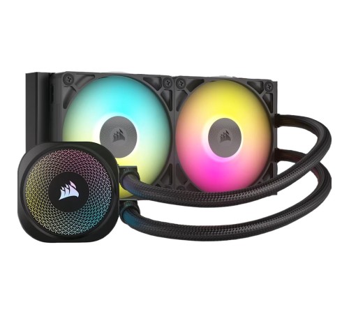 Система жидкостного охлаждения/ Water Cooling System Corsair iCUE LINK TITAN 240 RX RGB (240mm, Black, RGB/ Fans: 2x120mm, 73.5CFM, 36dBA, 2100RPM/ S: 1851, 1700, AM5, AM4) Система жидкостного охлаждения/ Water Cooling System Corsair iCUE LINK TITAN 240 RX RGB (240mm, Black, RGB/ Fans: 2x120mm, 73.5CFM, 36dBA, 2100RPM/ S: 1851, 1700, AM5, AM4)