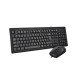 Клавиатура + мышь A4Tech KRS-8372 клав:черный мышь:черный USB