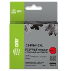 -/ Картридж струйный Cactus CS-PG445XL черный (15мл) для Canon Pixma MG2440/2540/2940