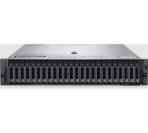 Шасси серверное DELL PowerEdge R760 2U/ 16SFF SATA/SAS+8SFF NVMe/ 2xHS MCC/H965i/ 2xGE/ 6VHPerf Fan/RC3/ bezel/noTPM/IDRAC9 ent/rails/1YWARR
