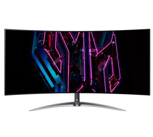 Монитор Acer Predator X45bmiiphuzx44,5" OLED 3440x1440 240 Hz 1000cd/m2 0,01ms 2xHDMI(2.0) + 1xDP + 1xType-C(90W) + Audio out + USB3.2x2+USB-B (2up 2down)+Speaker 5Wx2 110 H.Adj