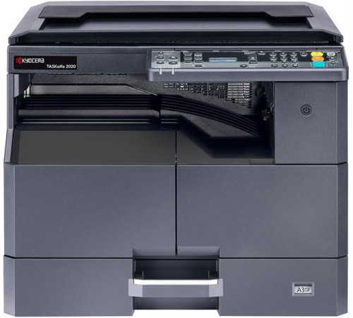 мфу Kyocera TASKalfa 2020 (P/S/C, черно-белая печать, А3, 20 стр/мин, 600 x 600 dpi, duplex, 256 МБ, USB, старт.тонер - да, 3.000, ориг.тонер TK-4140~16.000 , альт. 1102ZR3NL0)