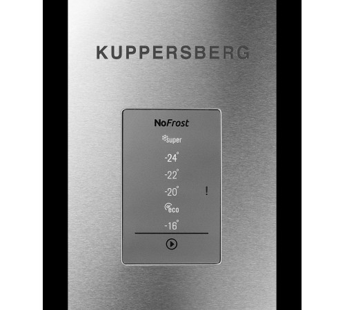Морозильная камера Kuppersberg/ Отдельностоящая морозильная камера, габариты (ВхШxГ): 1860х595X650 мм, объем 280л, 41 дБ, No frost, ледогенератор, сталь/нержавейка Морозильная камера Kuppersberg/ Отдельностоящая морозильная камера, габариты (ВхШxГ): 1860х595X650 мм, объем 280л, 41 дБ, No frost, ледогенератор, сталь/нержавейка