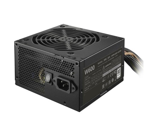 Блок питания 600 Ватт/ Power Supply Cooler Master Elite NEX W600, 600W, ATX, 120mm, 5xSATA, 2xPCI-E(6+2), 3xMolex, APFC, 80+white, Bulk w/EU cord Блок питания 600 Ватт/ Power Supply Cooler Master Elite NEX W600, 600W, ATX, 120mm, 5xSATA, 2xPCI-E(6+2), 3xMolex, APFC, 80+white, Bulk w/EU cord