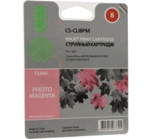 -/ Картридж струйный Cactus CS-CLI8PM светло-пурпурный (12мл) для Canon Pixma iP6600/iP6600d/iP6700/iP6