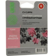 -/ Картридж струйный Cactus CS-CLI8PM светло-пурпурный (12мл) для Canon Pixma iP6600/iP6600d/iP6700/iP6