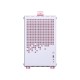 Корпус без блока питания/ Case JONSBO Z20, Mini-Tower, TG, no fan, 1xUSB-A 3.2 + 1xUSB-C 3.2, mATX, mITX Pink/White