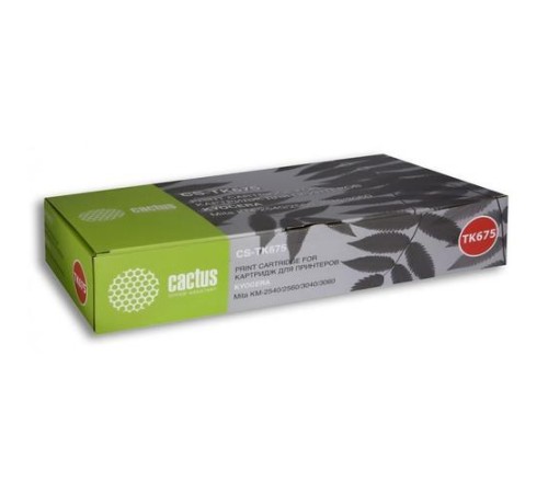 -/ Картридж лазерный Cactus CS-TK675 черный (20000стр.) для Kyocera KM-2540/2560/3040/3060