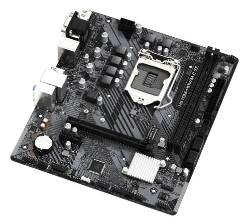 Материнская плата ASROCK H510M-HDV/M.2 SE, LGA1200, H470, 2*DDR4, 4*SATA, 1*M.2, 4*USB 3.2, 2*USB 2.0, 1*PCIx16, 1*PCIx1, D-Sub+HDMI+DVI-D, mATX