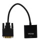 Кабель-переходник/ Кабель-переходник DVI-D 25M ---> VGA 15F VCOM <CG491>