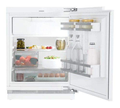 Встраиваемый холодильник Liebherr/ Pure, высота 82-88 см, door-on-door, с морозильным отделением, сенсорная электроника внутри камеры.