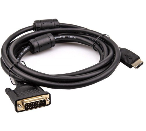 Кабель/ Кабель HDMI AM/DVI(24+1)M, 3м, CU, 1080P@60Hz, 2F, VCOM <CG484G-3M>