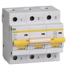 KARAT Авт. выкл. ВА47-100 3P C 50А 10кА IEK