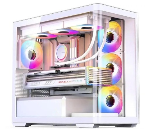 Корпус без блока питания/ Case JONSBO D300, Mini-Tower, TG, no fan, 2xUSB-A 3.2 + 1xUSB-C 3.2, mATX, mITX White Корпус без блока питания/ Case JONSBO D300, Mini-Tower, TG, no fan, 2xUSB-A 3.2 + 1xUSB-C 3.2, mATX, mITX White