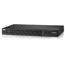 Блок распределения питания ATEN Rack eco PDU, Outlet-Metered & Switched, 1U, 16A, 230V, Output: (7) C13 & (1) C19, Input: IEC  С20 , Power cord 3,0 m