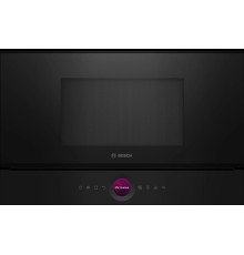 Встраиваемые микроволновые печи BOSCH 900Вт, 5 режимов, кварцевый гриль,инвертер, 21 л, черный, петли справа
