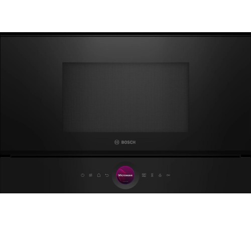 Встраиваемые микроволновые печи BOSCH 900Вт, 5 режимов, кварцевый гриль,инвертер, 21 л, черный, петли справа