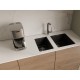 Кухонная мойка RIVELATO RIVELATO Мойка BERKANA 35 1-чаш 415*455, монтаж: универсальный, материал: кварц, цвет антрацит