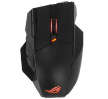 Мышь ASUS ROG SPATHA X, 168g, Wired (Type-C)+2.4GHz RF, 19K DPI Sensor, 12 Programable buttons, Black