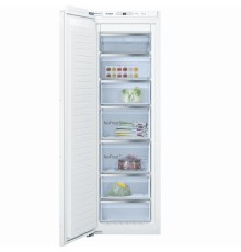 Встраиваемый морозильный шкаф BOSCH однокамерный морозильный шкаф встраиваемый морозильник, 235л, 1-камерный, генератор льда, 55.8x54.5x177.5см, белый
