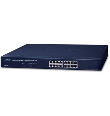 коммутатор/ PLANET 16-Port 10/100/1000Mbps Gigabit Ethernet Switch