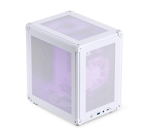 Корпус без блока питания/ Case JONSBO C6, Mini-Tower, no fan, 1xUSB-A 3.2 + 1xUSB-C 3.2, mATX, mITX White