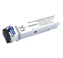 Трансивер/ OSNOVO Оптический SFP Модуль GE, одно волокно SM, до 1,25 Гбит/c, LC, до 20км, Tx:1310/Rx:1550, DDM