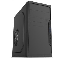 Корпус с блоком питания 450Вт./ Foxline FL-733R-FZ450R-U32C-PH mATX case, black, w/PSU 450W 12cm, w/2xUSB2.0, w/2xUSB3.0, w/1xType-C (USB2.0), w/2xcombo audio, w/pwr cord, w/o FAN