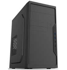 Корпус с блоком питания 450Вт./ Foxline FL-733R-FZ450R-U32C-PH mATX case, black, w/PSU 450W 12cm, w/2xUSB2.0, w/2xUSB3.0, w/1xType-C (USB2.0), w/2xcombo audio, w/pwr cord, w/o FAN
