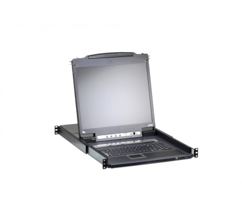 16-портовый IP KVM-переключатель с ЖК-дисплеем Slideaway/ATEN/CL5716IN-ATA-RG/ SINGLE RAIL 16P PS/2-USB LCDKVMP 19INCH WIH IP