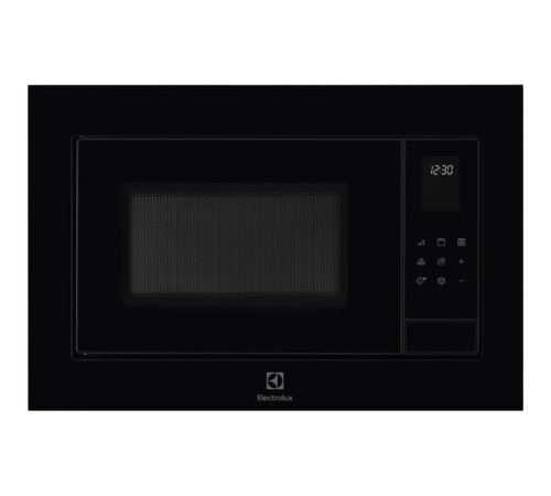 Встраиваемая микроволновая печь ELECTROLUX/ Микроволновая печь с грилем, объем 25 л., высота 390 мм, цвет черный